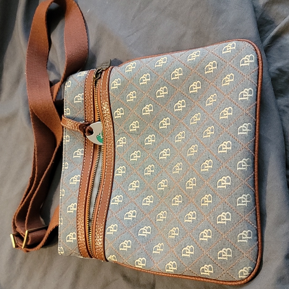 Dooney and Bourke Denim and Leather crossbody